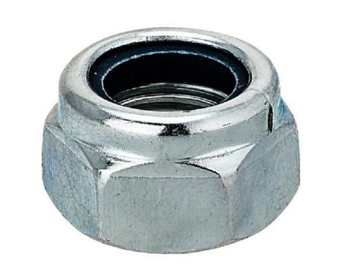 Гайка оцинкованная самоконтрящаяся DIN 985 М10 (1шт)  картинка